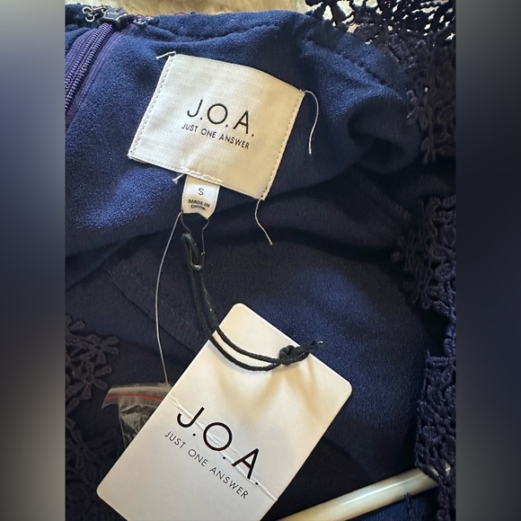 J.O.A. - Just One Answer Navy Open Back Dress - Picture 4 of 4